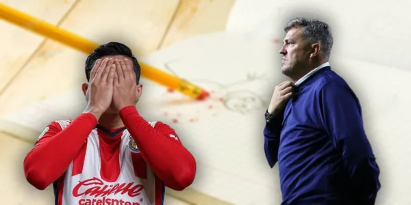 Ilustración de jugador de Chivas borrado / Foto: GROK y MEXSPORT