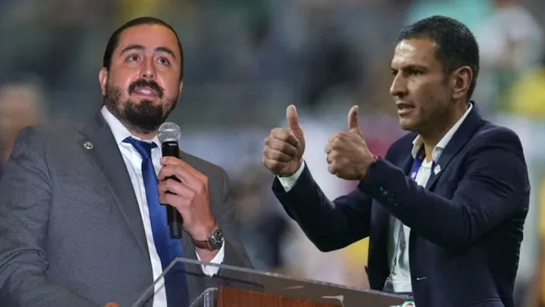 Jaime Lozano y Amaury Vergara (Foto tomada de: MexSport)