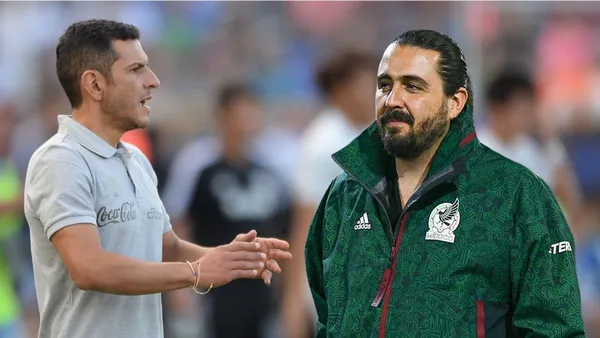 Jaime Lozano y Amaury Vergara (Foto tomada de: MexSport)