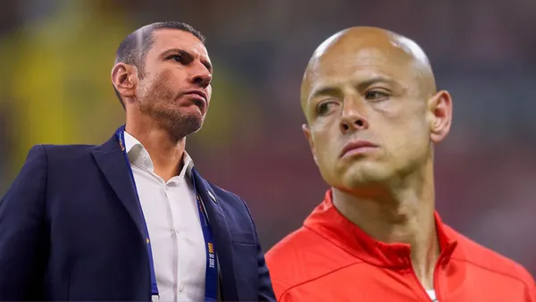 Jaime Lozano y Javier Hernández (Foto tomada de: MexSport)