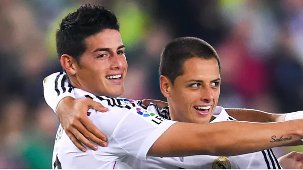 James Rodríguez y Chicharito Hernández juegan ahora en la Liga MX | Foto: getty Images