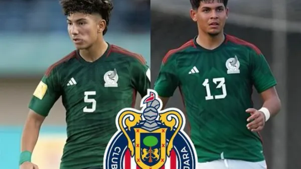 Javen y Pelanyo con el Tricolor