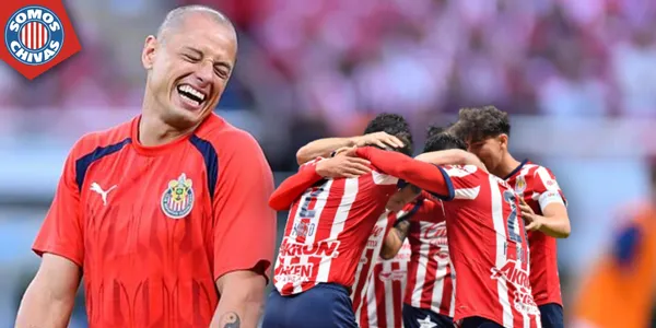 Javier Hernández en Chivas (Fuente: MEXSPORT)