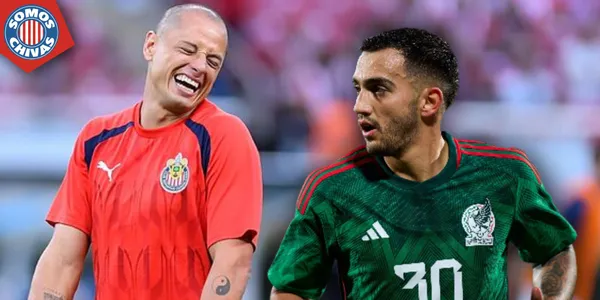 Javier Hernández y Luis Chávez (Fuente: MEXSPORT)