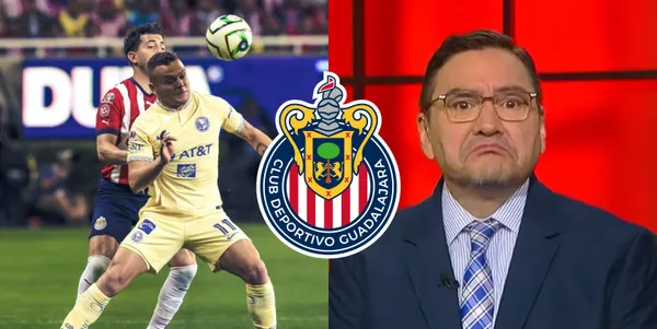 Jorge Pietrasanta no aguantó y dejó en claro lo peor de Chivas en el clásico contra América.