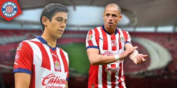 José Juan Macías y Javier Hernández en Chivas (Fuente: MEXSPORT)