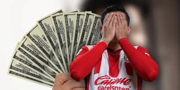 Jugador de Chivas y dinero (Fuente: GROK)