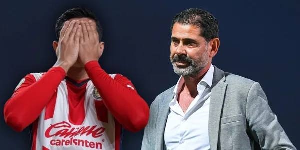 Jugador de Chivas y Fernando Hierro (Fuente: MEXSPORT)