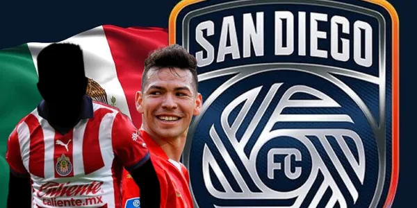 Jugador incógnito de Chivas junto a Hirving Lozano / FOTO MARCA