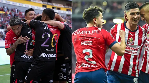 Jugadores de Atlas y Chivas