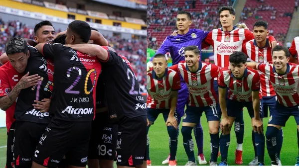 Jugadores de Atlas y Chivas