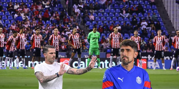 Jugadores de Chivas con Gago y Pauno/FOTO: X Chivas