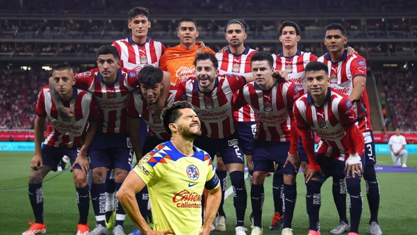 Jugadores de Chivas en la foto y Henry se lamenta