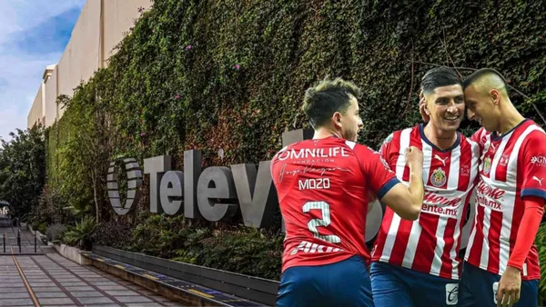Jugadores de Chivas en Televisa