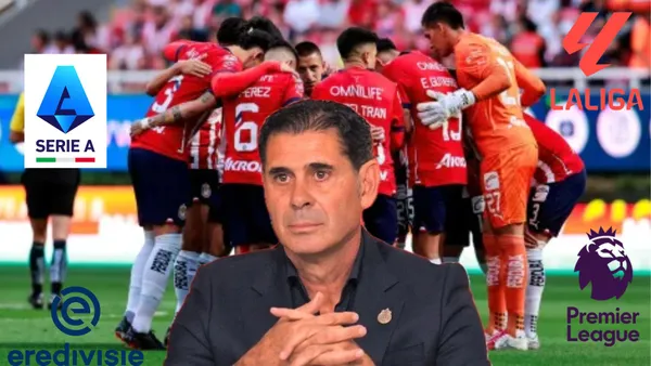 Jugadores de Chivas, Hierro y logos de la ligas europeas