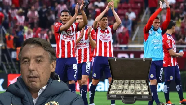 Jugadores de Chivas y Azcárraga