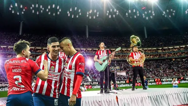 Jugadores de Chivas y concierto en el Akron