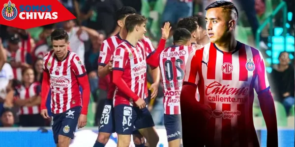 Jugadores de Chivas y Erick Sánchez (Fuente: MEXSPORT)