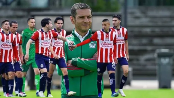 Jugadores de Chivas y Jaime Lozano