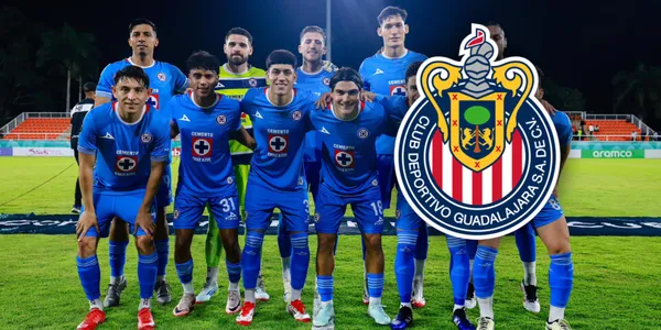 Jugadores de Cruz Azul en la Concacaf Champions Cup (Fuente: MEXSPORT)