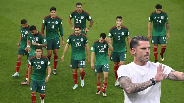 Jugadores del Tricolor y Gago