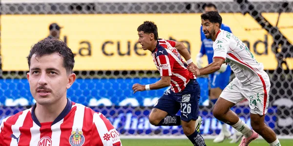 Jugadores en partido de fondo, tomado de Chivas, con Mozo al frente