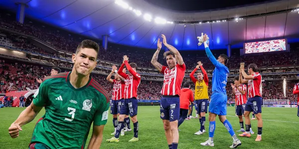 Jugadores en partido. Foto: Chivas