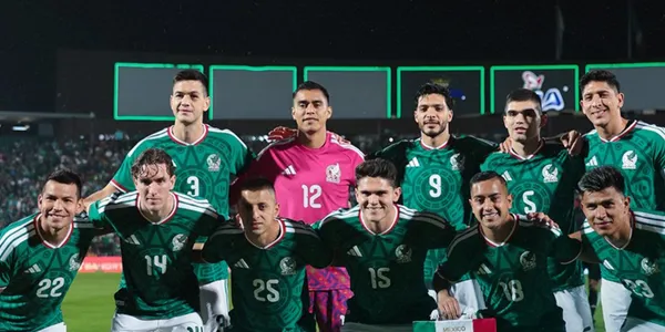 Jugadores previo a partido. Foto: Selección Mexicana