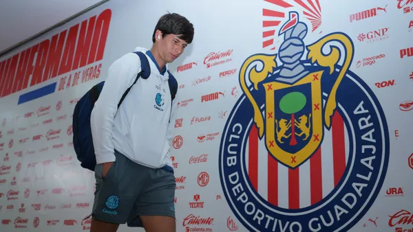 Jürgen Damm en el estadio Akron