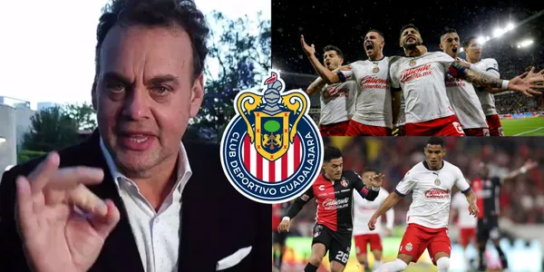 La reacción de David Faitelson al saber que habrá clásico tapatío en el debut de Veljko Paunovic en Liguilla.