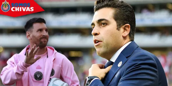 Lioenl Messi y Marcelo Michel Leaño (Fuente: MEXSPORT)