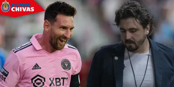 Lionel Messi y Amaury Vergara (Fuente: MEXSPORT)