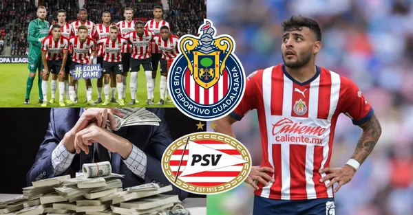 Lo que el PSV pagaría por sacar a Alexis Vega de Chivas ahora que el delantero se quiere quedar.