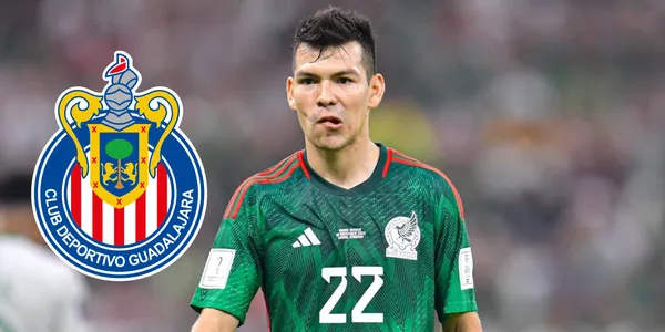 Lozano en partido. Foto: Getty