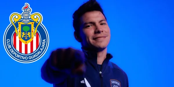 Lozano en presentación. Foto: San Diego