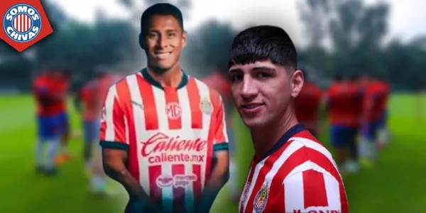 Luis Romo y Alan Pulido (Fuente: Chivas TV)