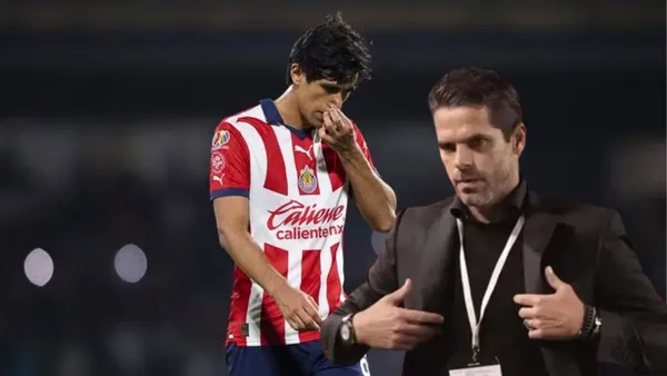 Macías lamentándose y Fernando Gago