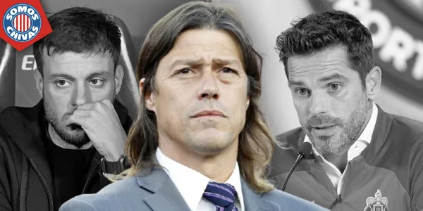Matías Almeyda y de fondo Anselmi con Gago (Fuente: MEXSPORT)
