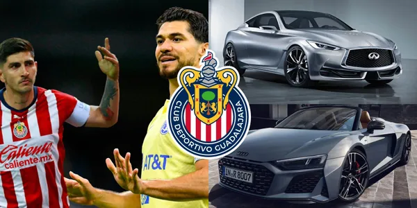 Mientras Henry Martín presume un coche de 1 millón de pesos, el auto con el que Víctor Guzmán la rompe en Chivas.