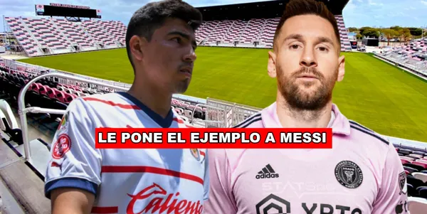 Mientras Leo Messi no jugaría los 90 minutos, la lección que Erick Gutiérrez le da en Chivas.