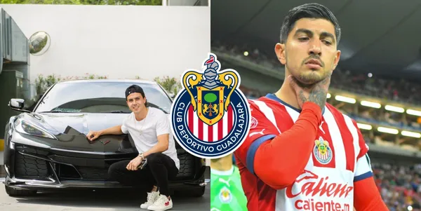 Mientras Sebastián Córdova presume un coche de 4 millones, este es el auto que Víctor Guzmán maneja en Chivas.