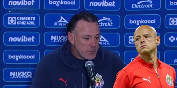 Milito en confe, captura de TUDN, con CH14 al frente