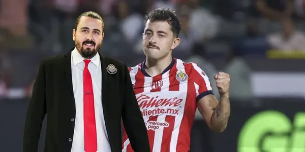 Mozo en partido con Chivas y Amaury/FOTO: Esto