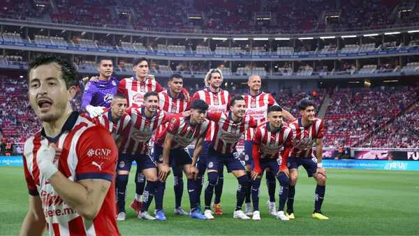 Mozo y su celebración vs Puebla