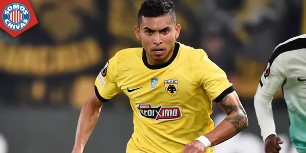 Orbelín Pineda en AEK Atenas (Fuente: Goal)