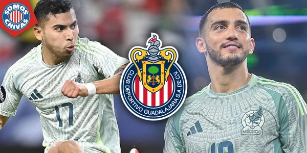 Orbelín Pineda y Luis Chávez (Fuente: MEXSPORT)