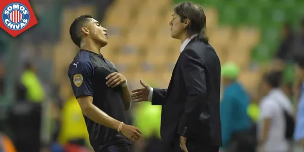 Orbelín Pineda y Matías Almeyda (Fuente: MEXSPORT)