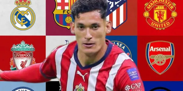 Orozco Chiquete y al fondo los equipos importantes de Europa / Foto Mexsport