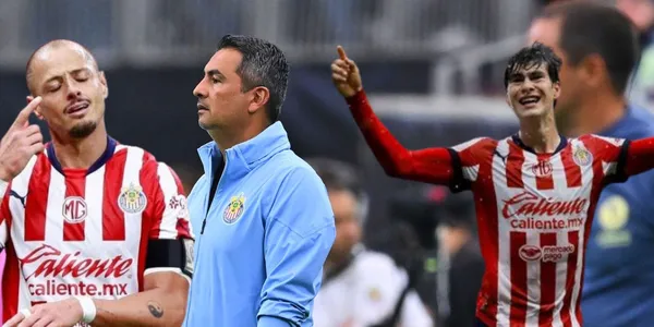 Ortega con Hormiga y Chicharito/FOTO: Fútbol Total