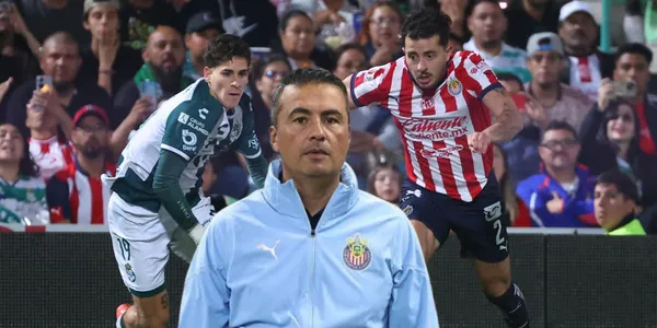 Ortega en el Santos vs Chivas/FOTO: Pódium Deportes